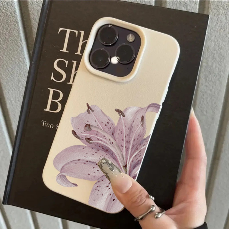 Purple Lily Flower Phone Case  – Phone Cases Xs recenzja i cena