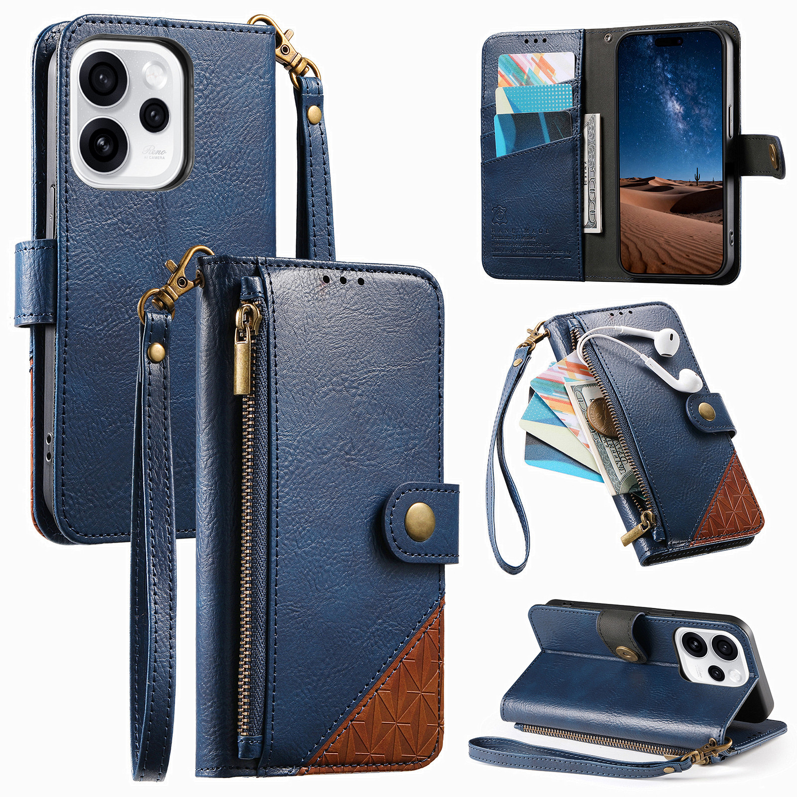 Leather Wallet Flip Case for M – Phone Cases Motorola Edge 2025 recenzja i cena
