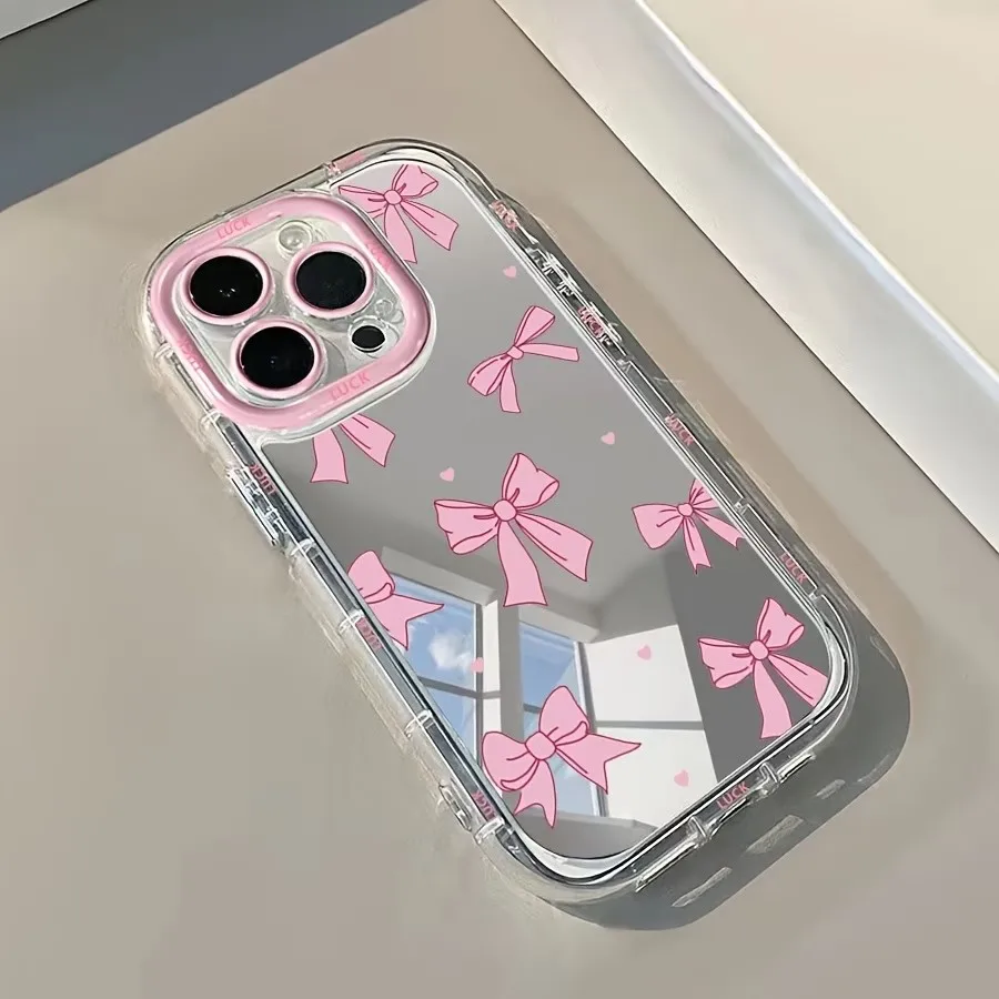 Simple Blue Pink Bow Girl Cute – Phone Cases Pink recenzja i cena