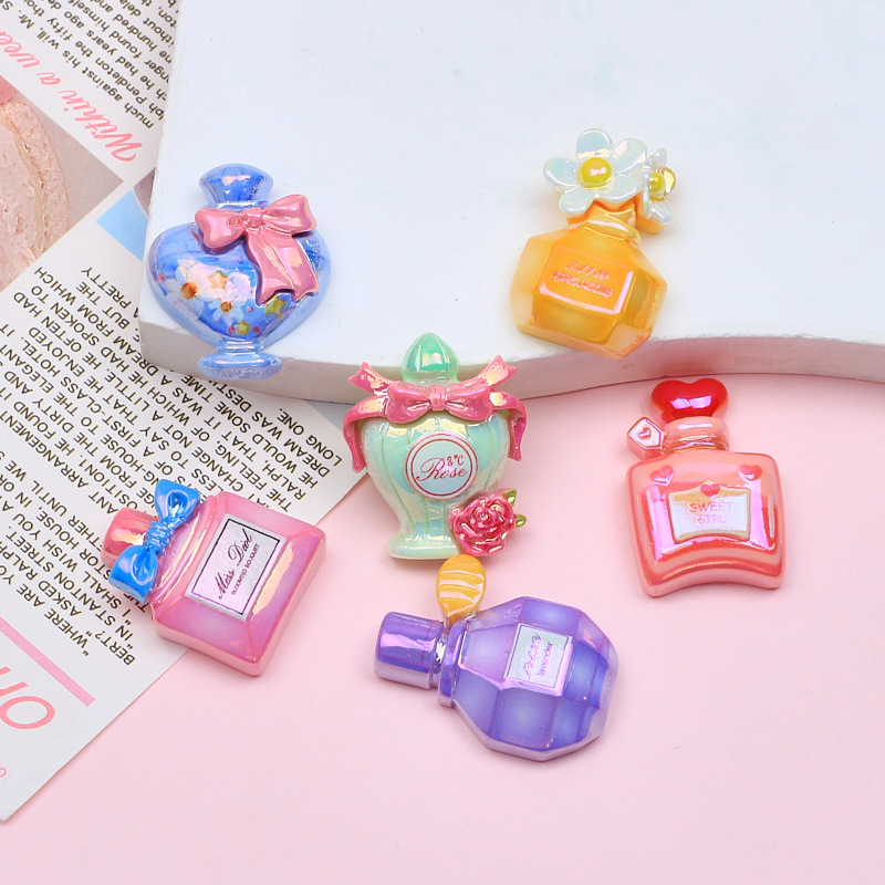 10pcs electroplated bow perfum – Phone Cases With Charms recenzja i cena