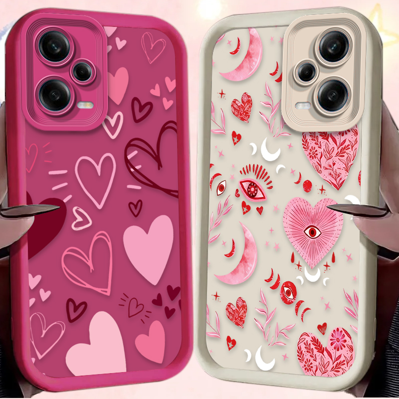 Pink Heart-shaped Phone Case f – Phone Cases Pink recenzja i cena