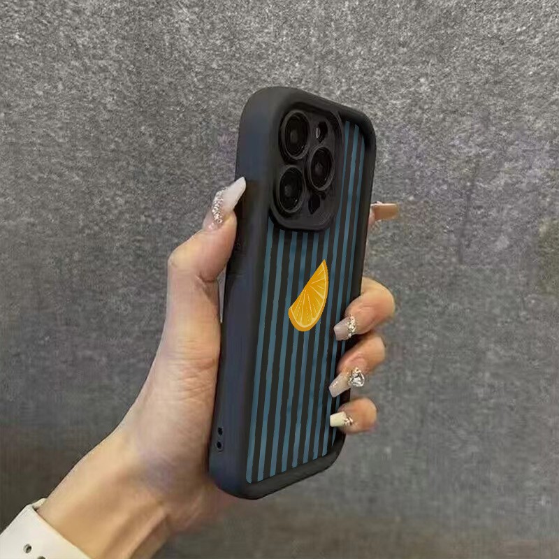 Striped Lemon Slice Pattern Ph – Phone Cases For Iphone 12 Pro Max recenzja i cena