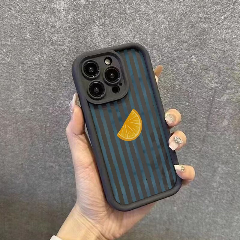 Striped Lemon Slice Pattern Ph – Phone Cases For Iphone 12 Pro Max recenzja i cena