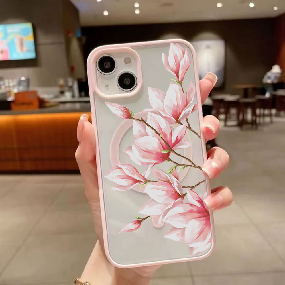 Fashion Flower Magnetic Phone  – Phone Cases With Magsafe recenzja i cena