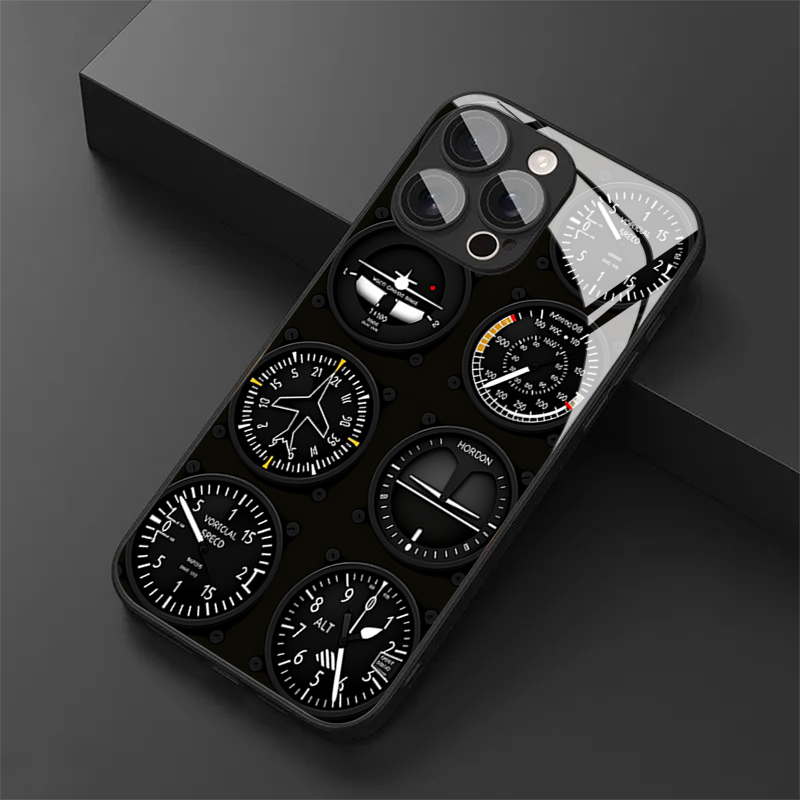 Aviation Instruments Tempered  – Phone Cases Aviation recenzja i cena