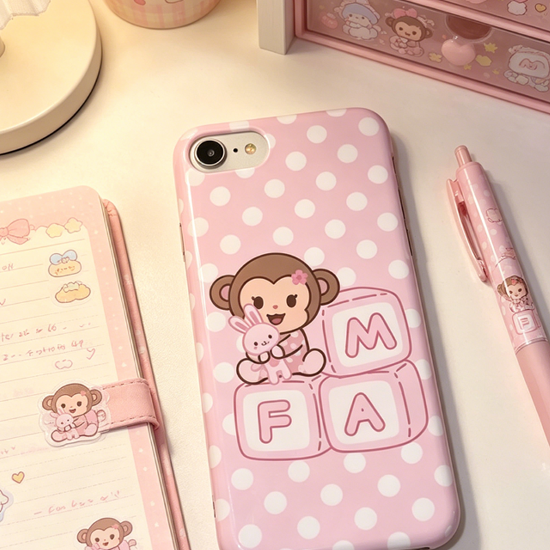 Korean Cartoon Sweet Pink Cute – Phone Cases Pink recenzja i cena
