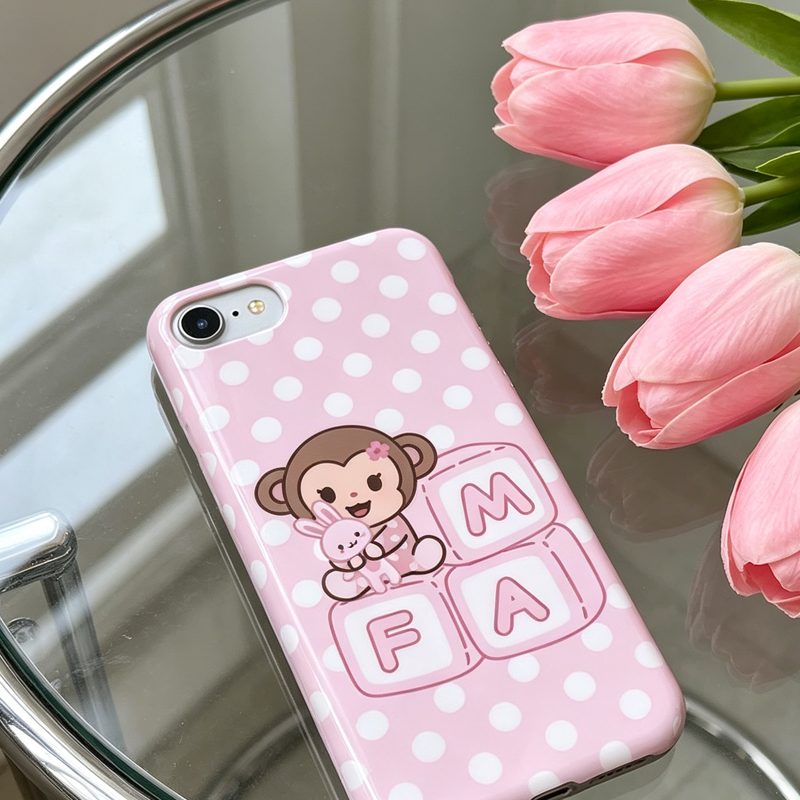 Korean Cartoon Sweet Pink Cute – Phone Cases Pink recenzja i cena