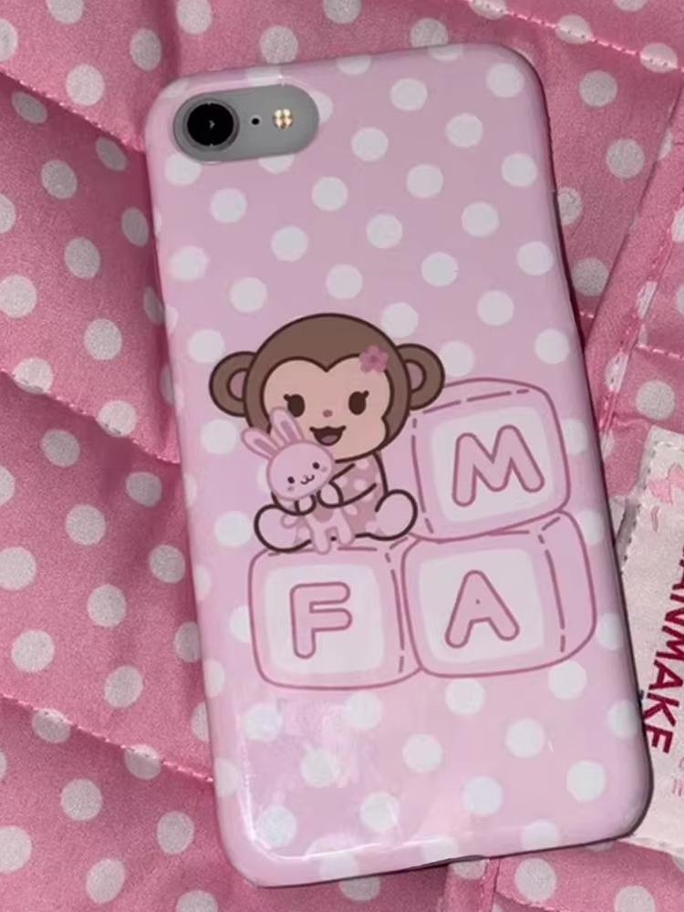 Korean Cartoon Sweet Pink Cute – Phone Cases Pink recenzja i cena