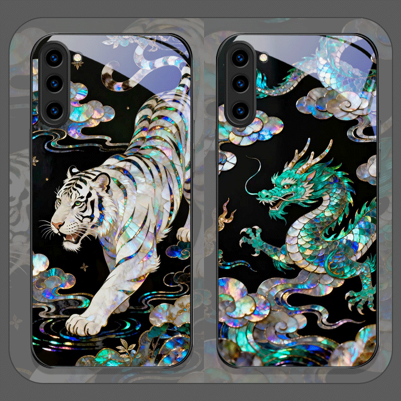 Stylish Tiger Dragon Marble Te – Phone Cases Galaxy S23 recenzja i cena
