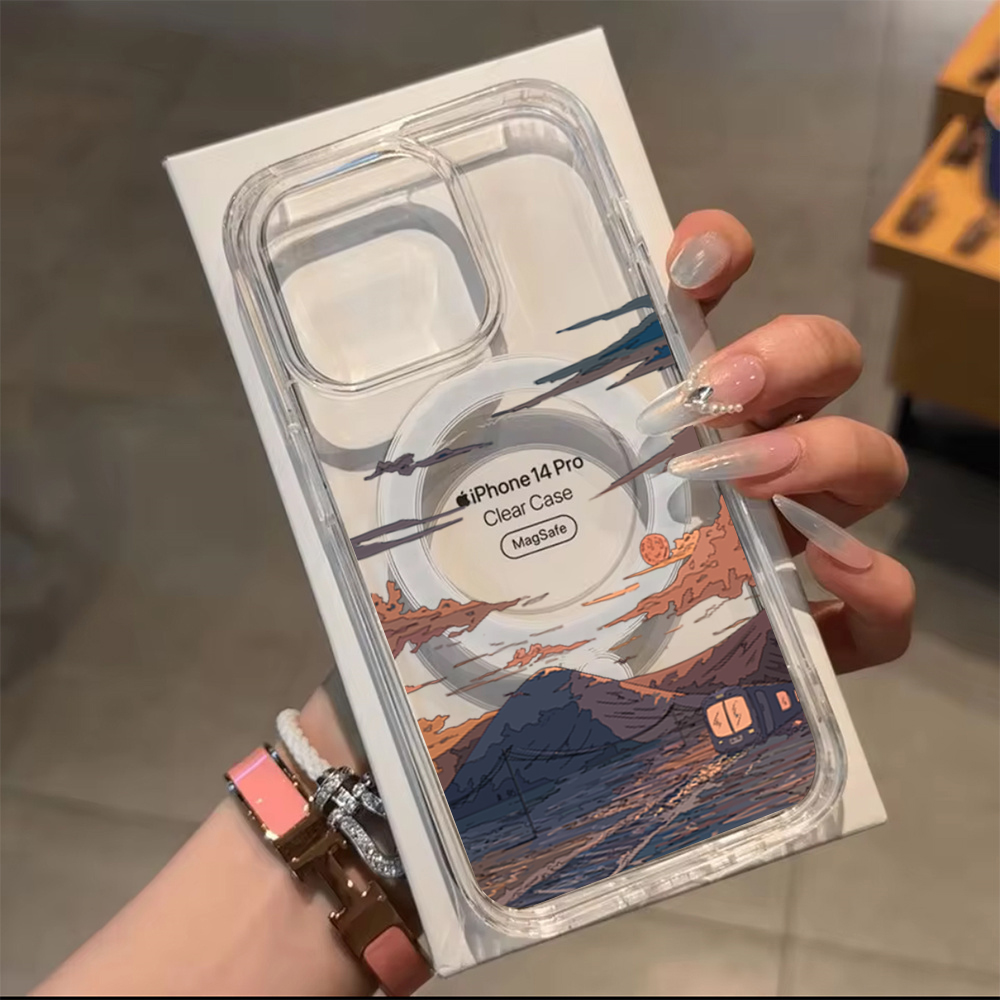 Sunset Pattern Fashion Phone C – Phone Cases With Magsafe recenzja i cena