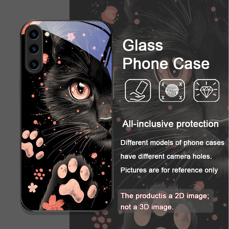 Black Personality Cool Cat Tem – Phone Cases Black recenzja i cena