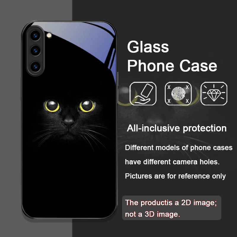 Black Personality Cool Cat Tem – Phone Cases Black recenzja i cena