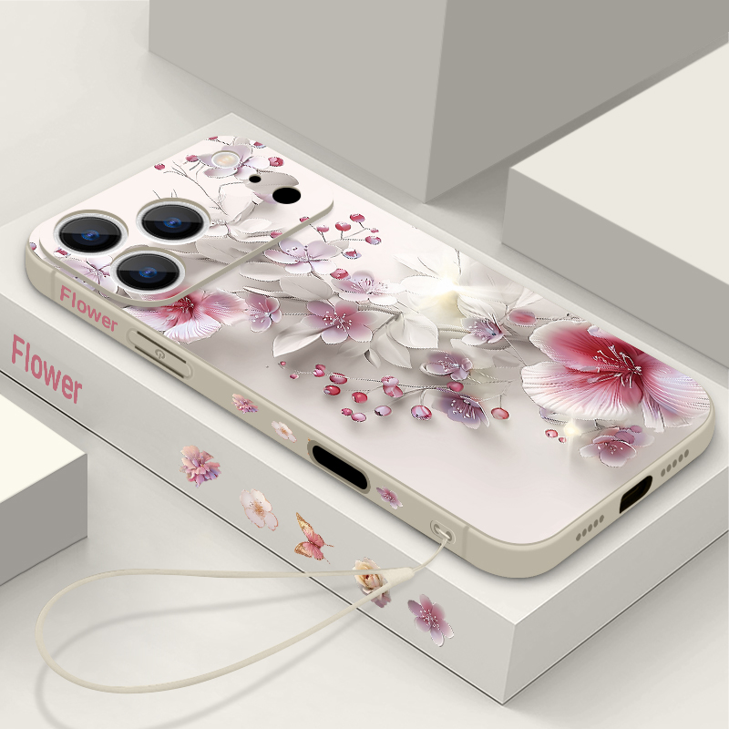 Pink White Flower Case For iPh – Phone Cases With Magsafe recenzja i cena