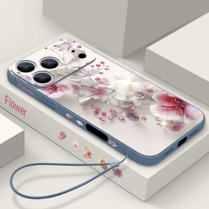 Pink White Flower Case For iPh – Phone Cases With Magsafe recenzja i cena