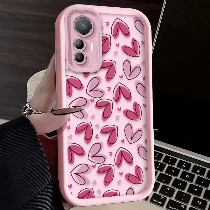 Cute Pink Love Heart Case for  – Phone Cases For Samsung S21 5G recenzja i cena