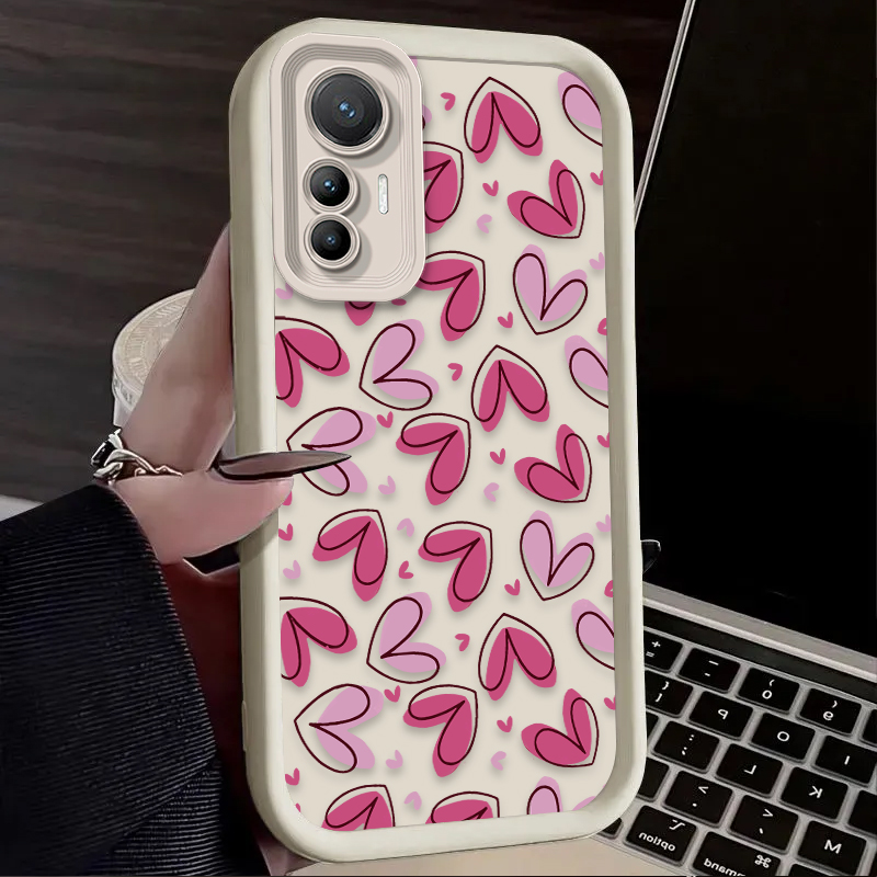 Cute Pink Love Heart Case for  – Phone Cases For Samsung S21 5G recenzja i cena