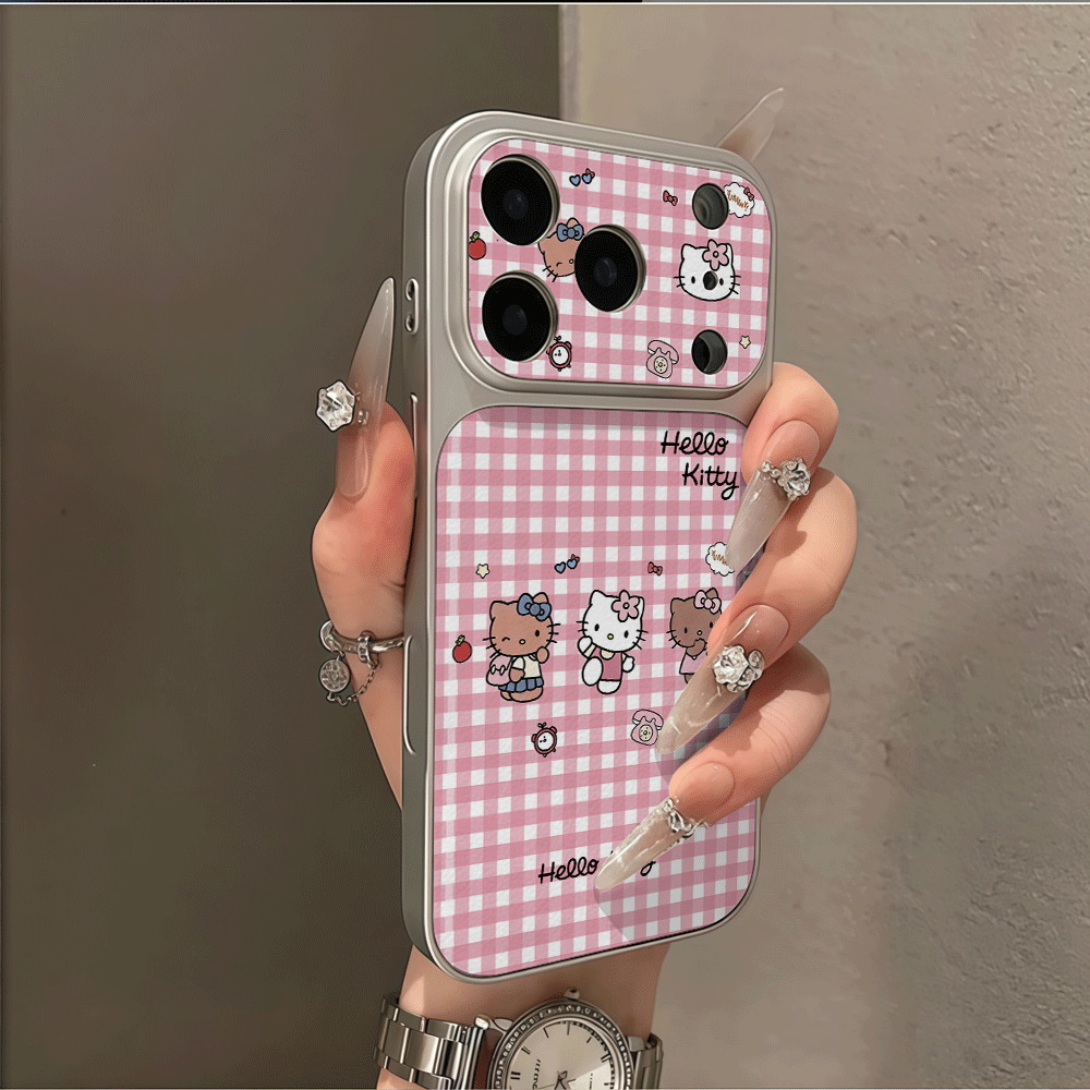 Pink Gingham Hello Kitty Phone – Phone Cases Pink recenzja i cena