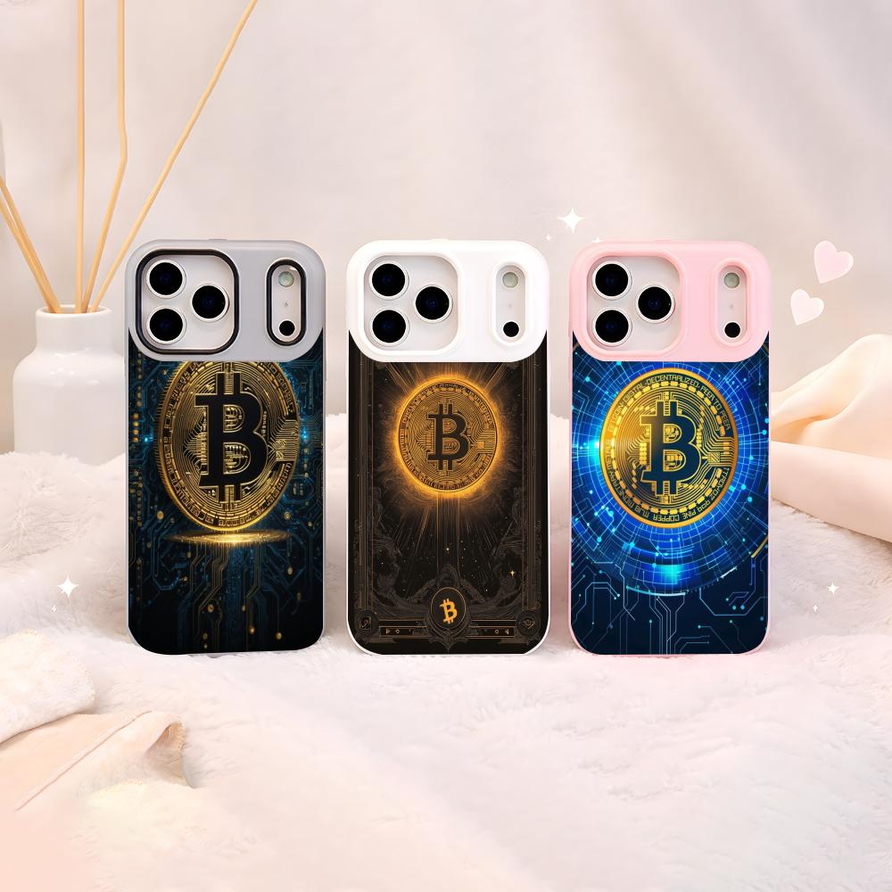 crypto theme Bitcoin Phone Cas – Phone Cases Yellow recenzja i cena