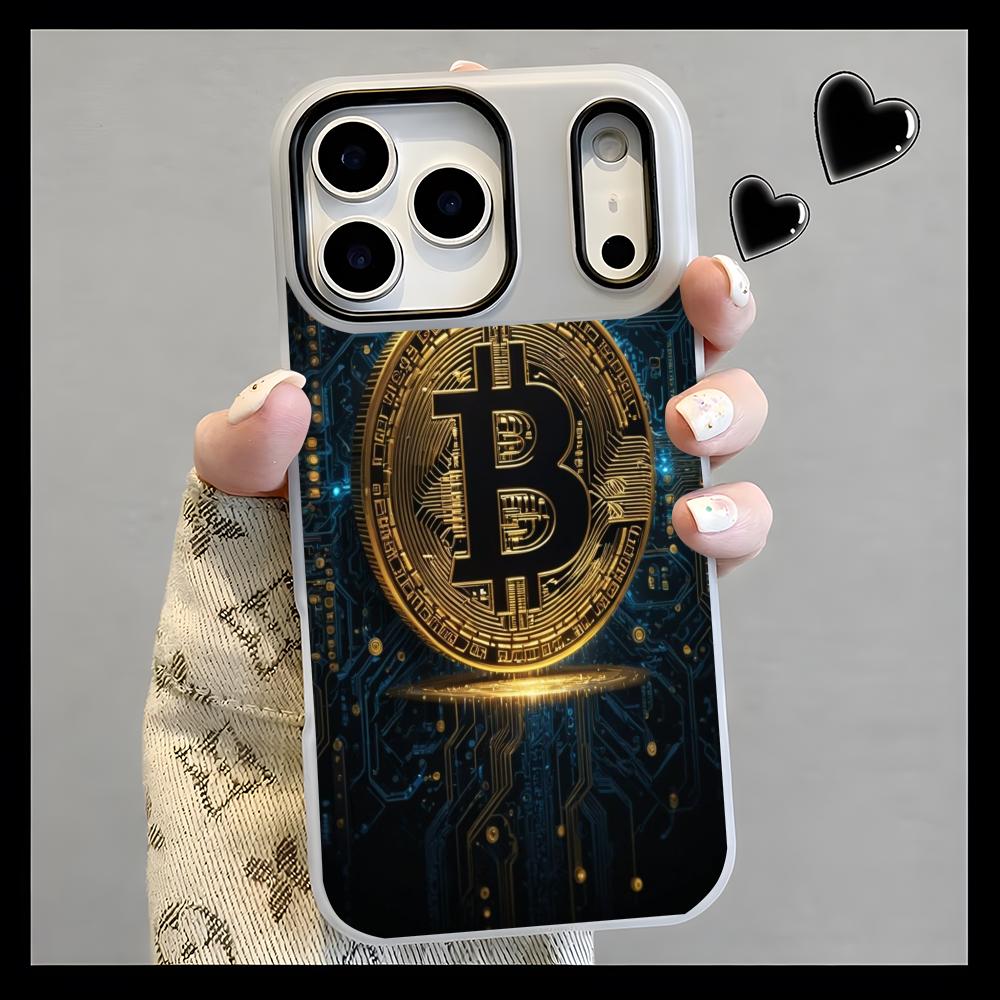 crypto theme Bitcoin Phone Cas – Phone Cases Yellow recenzja i cena