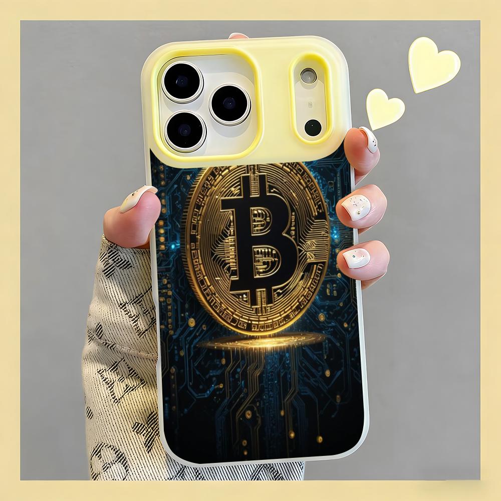 crypto theme Bitcoin Phone Cas – Phone Cases Yellow recenzja i cena