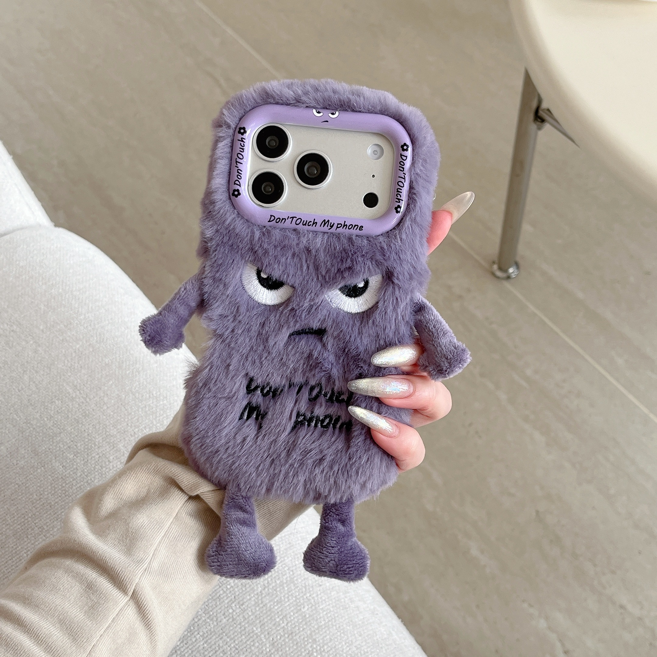 Cute Plush Phone Case with Qui – Phone Cases For Iphone 13 recenzja i cena