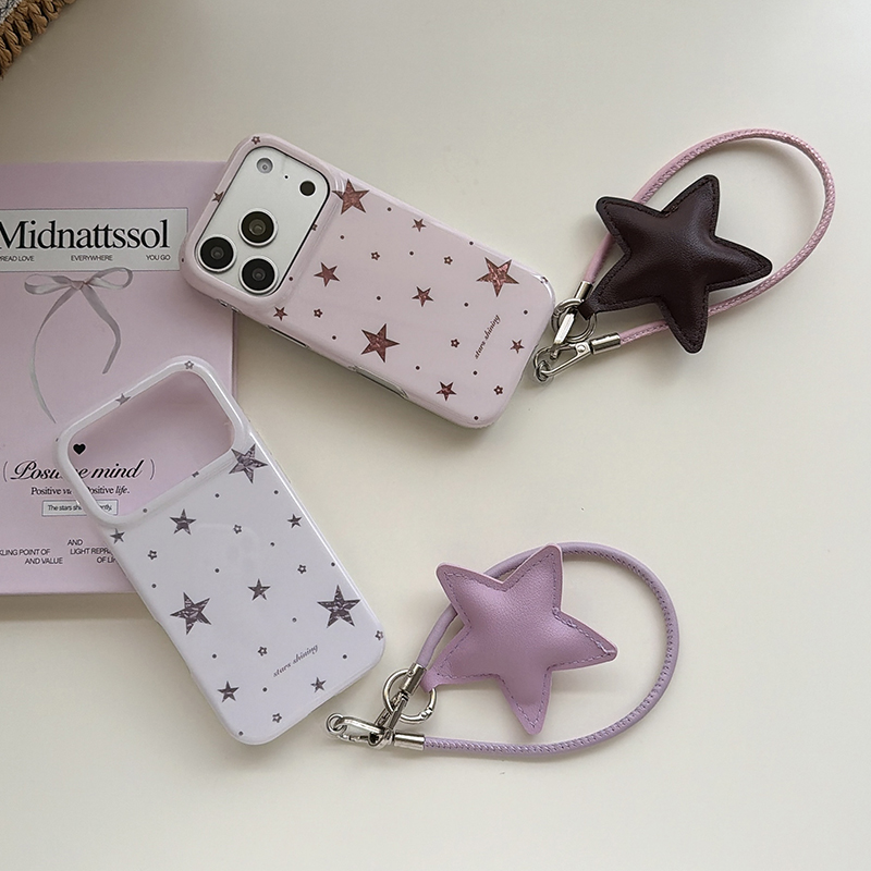 Korean Cute Star Phone Case Fo – Phone Cases With Charms recenzja i cena