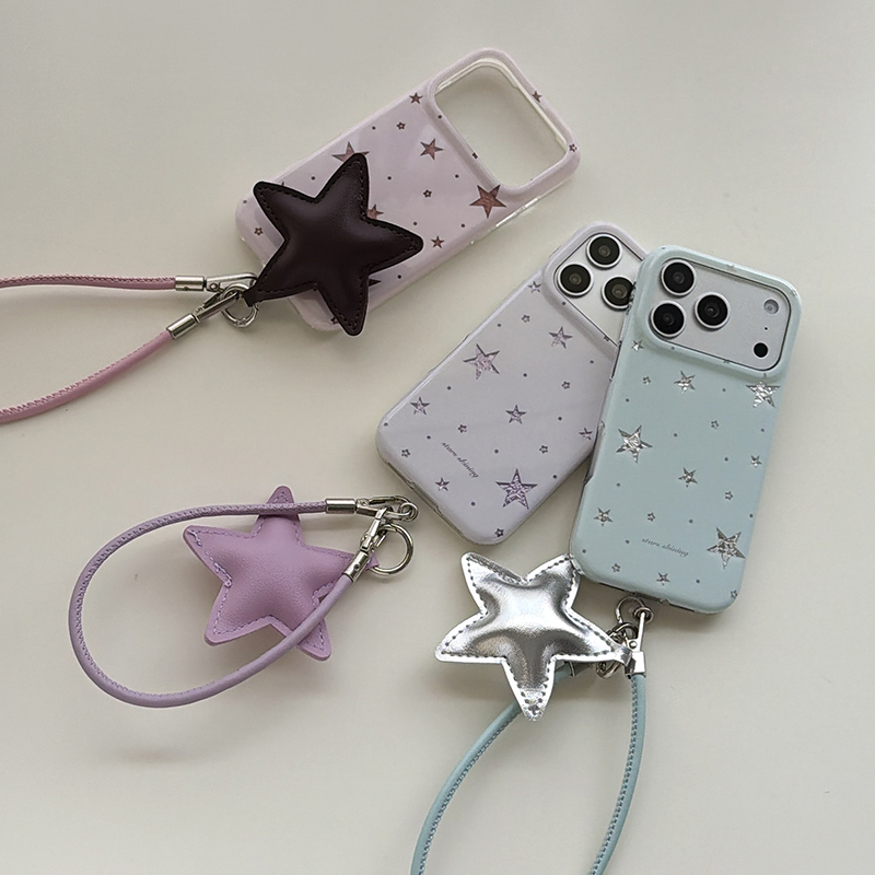 Korean Cute Star Phone Case Fo – Phone Cases With Charms recenzja i cena