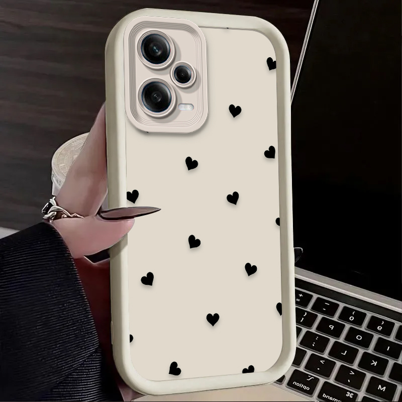 Black Love Heart Bowknot Phone – Phone Cases Black recenzja i cena