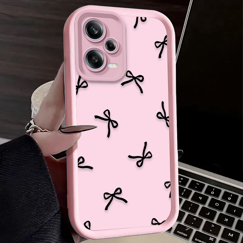 Black Love Heart Bowknot Phone – Phone Cases Black recenzja i cena