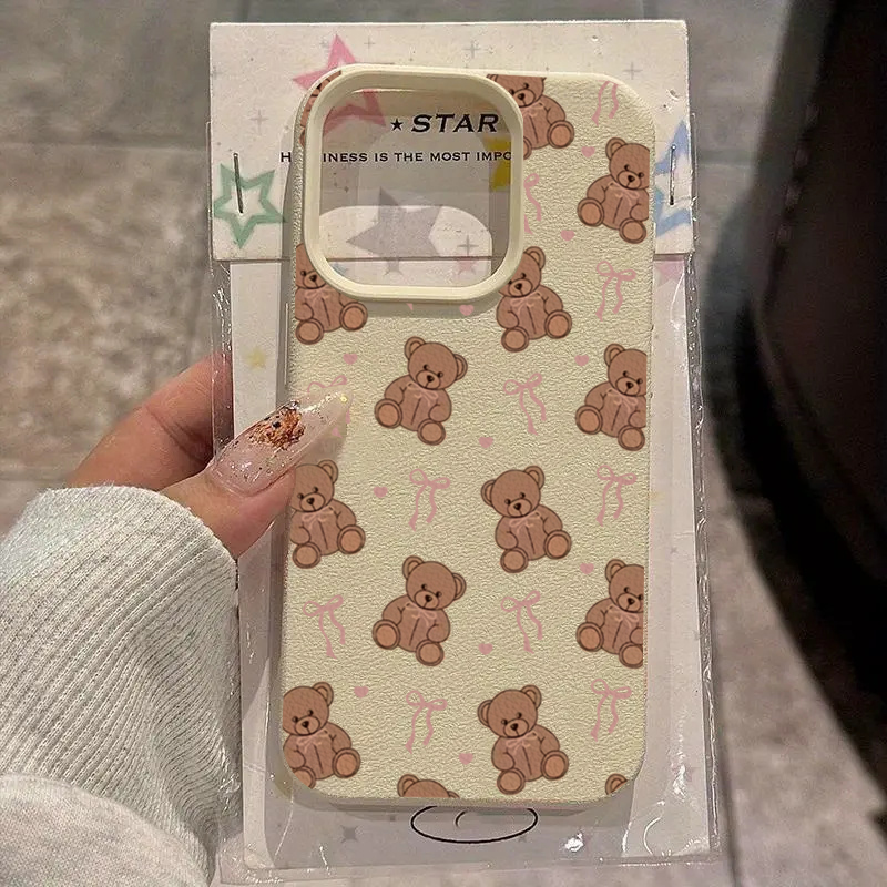Cute Bow Tie Bear Lichee Patte – Phone Cases Cute recenzja i cena