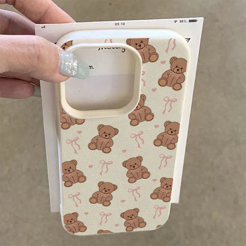 Cute Bow Tie Bear Lichee Patte – Phone Cases Cute recenzja i cena