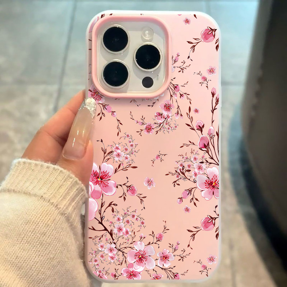 Pink Sakura Flower Pattern Pho – Phone Cases For Samsung S21 5G recenzja i cena