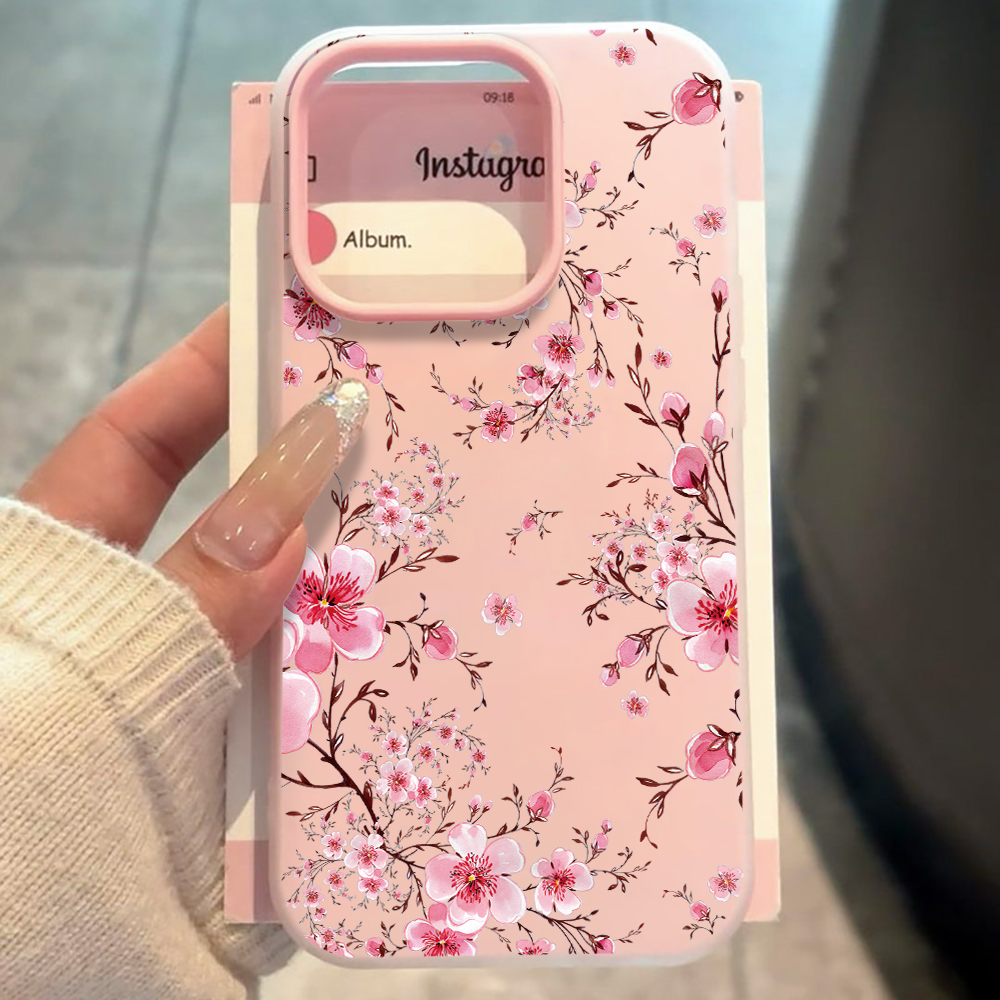 Pink Sakura Flower Pattern Pho – Phone Cases For Samsung S21 5G recenzja i cena