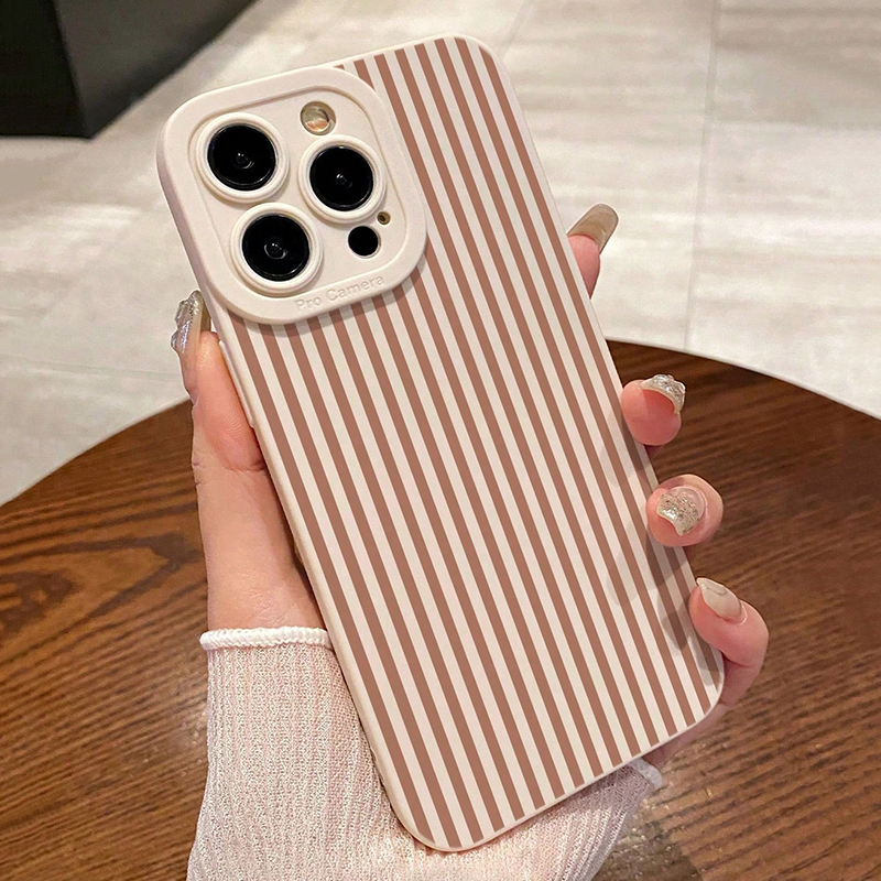 Pink Striped Painted Anti-Drop – Phone Cases For Iphone 12 Pro Max recenzja i cena