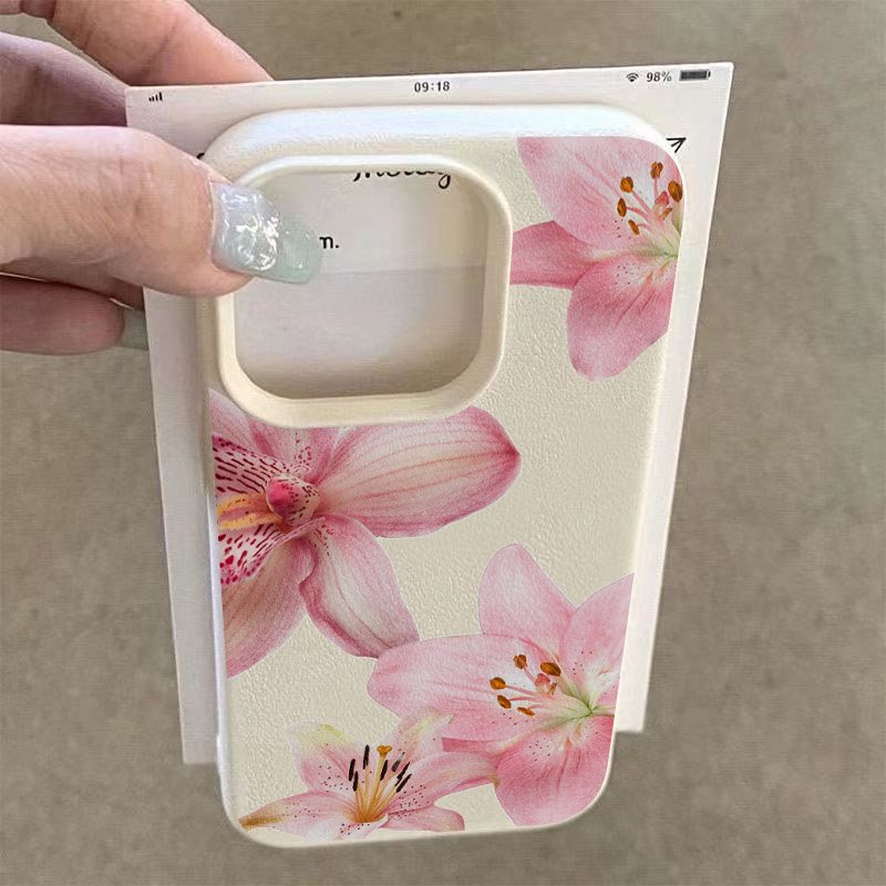 Pink Lily Lychee Texture Phone – Phone Cases Pink recenzja i cena