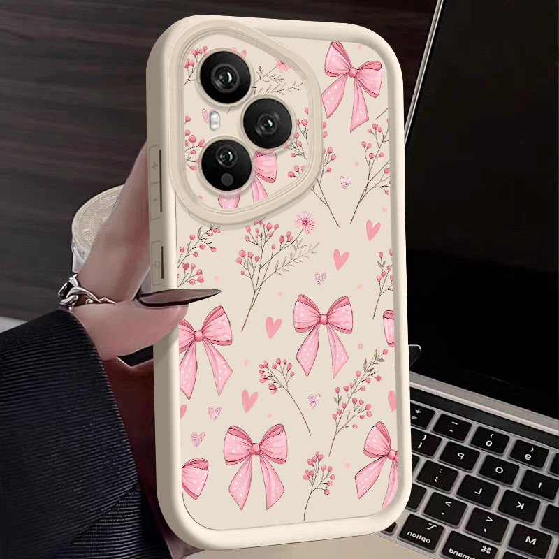 Soft TPU Phone Case For Honor  – Phone Cases Pink recenzja i cena