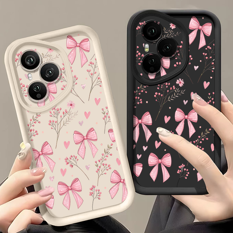 Soft TPU Phone Case For Honor  – Phone Cases Pink recenzja i cena