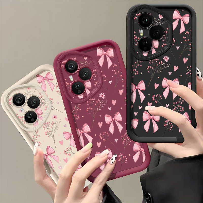 Soft TPU Phone Case For Honor  – Phone Cases Pink recenzja i cena