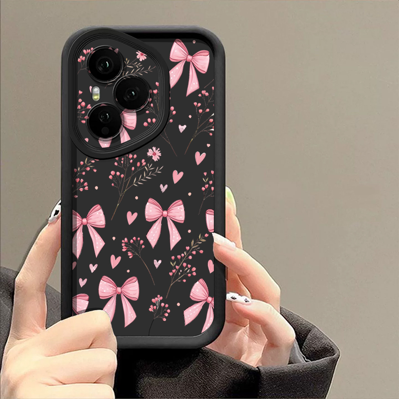 Soft TPU Phone Case For Honor  – Phone Cases Pink recenzja i cena