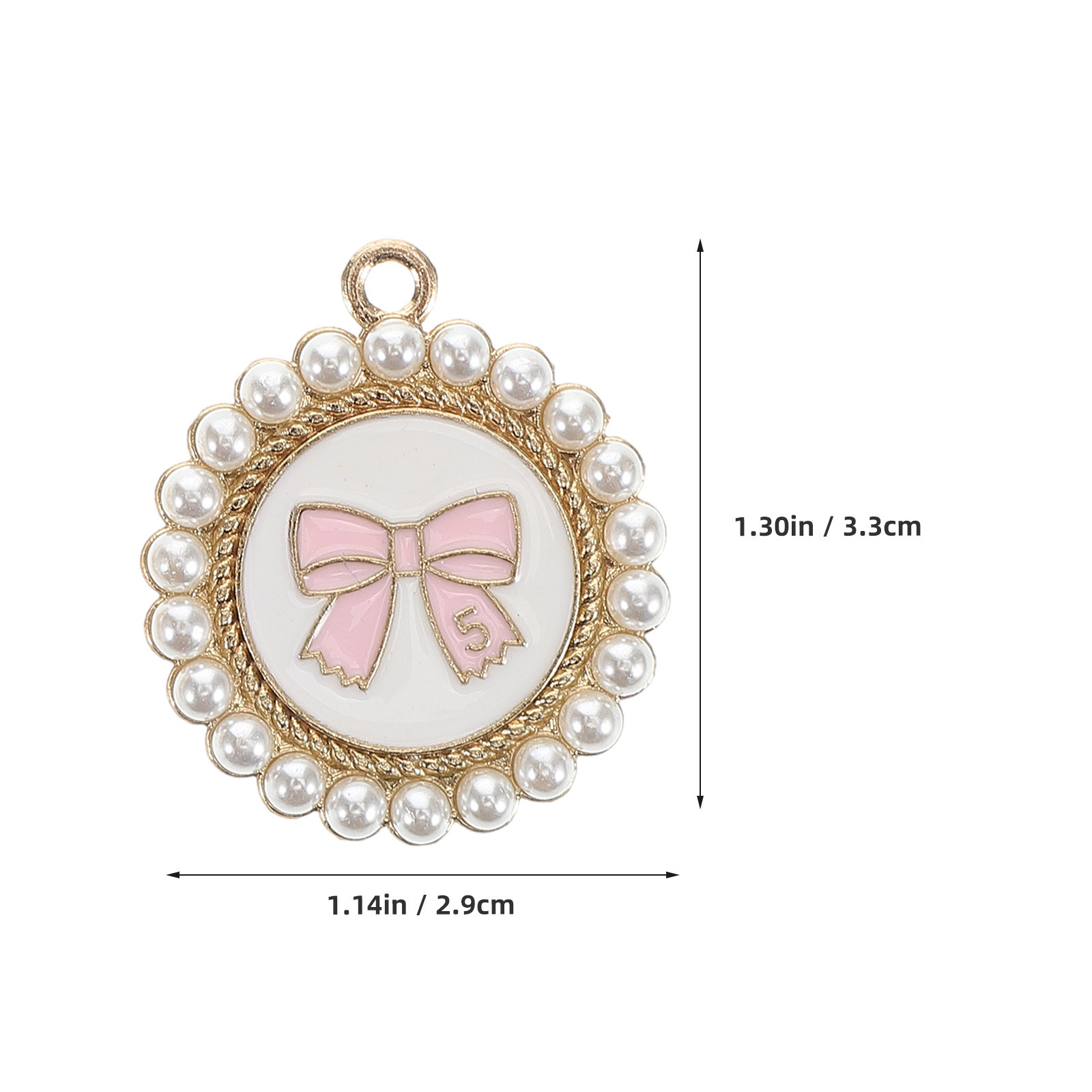 20Pcs Stylish Pearl Bow Pendan – Phone Cases With Charms recenzja i cena