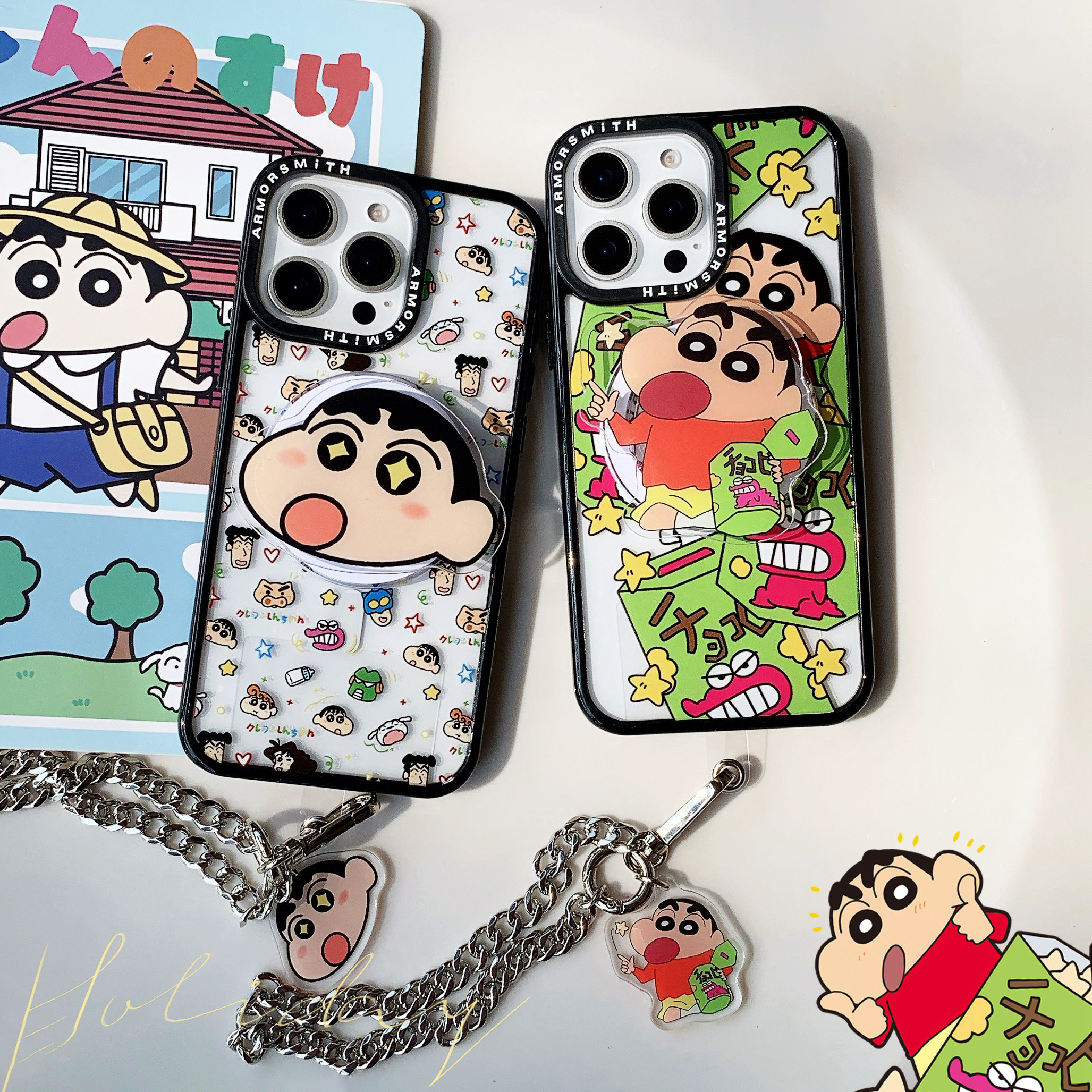 Cute Cartoon Anime Crayon Shin – Phone Cases With Magsafe recenzja i cena