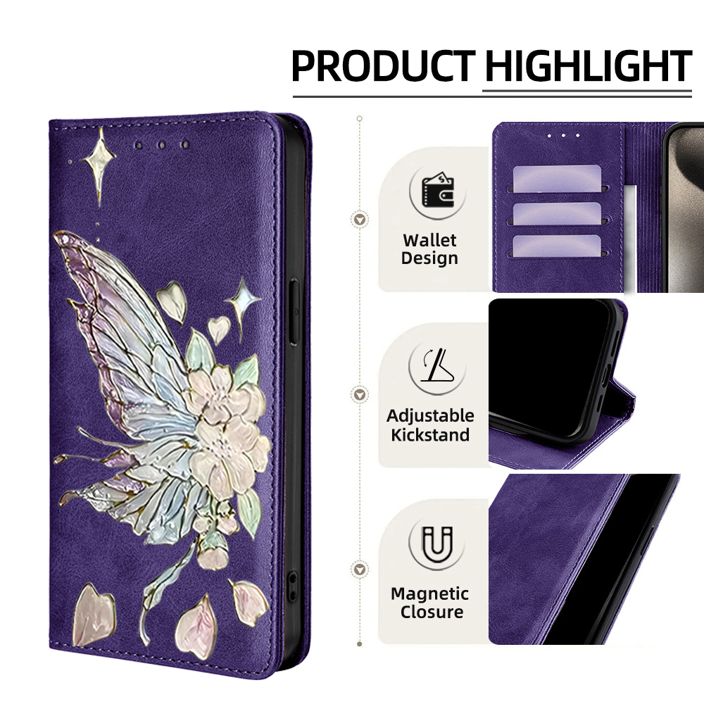 Painted Magnetic Flip Leather  – Phone Cases Galaxy S23 recenzja i cena