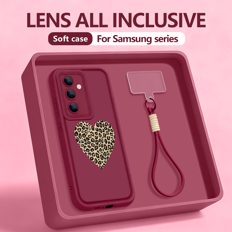S25 Edge Case Leopard Print He – Phone Cases For Samsung S21 5G recenzja i cena